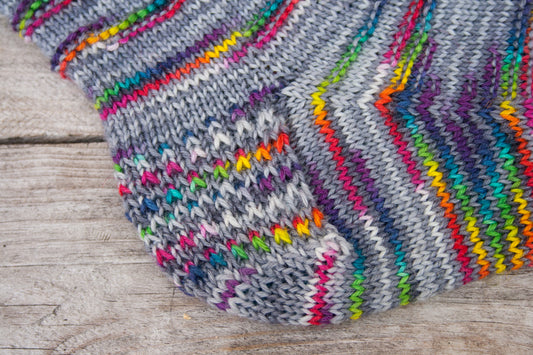 Rainbow Bridges Socks - PDF Pattern Download