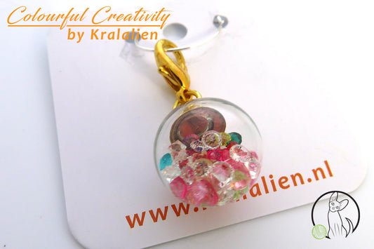 Sparkle ball stitch markers