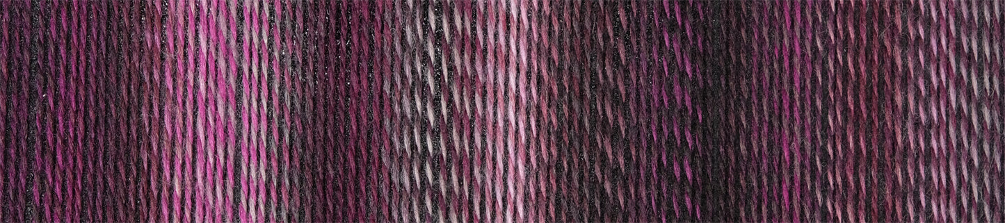 Schoppel Wolle Zauberball Stärke 6 - Dark Roses Inspiration Kieran Foley