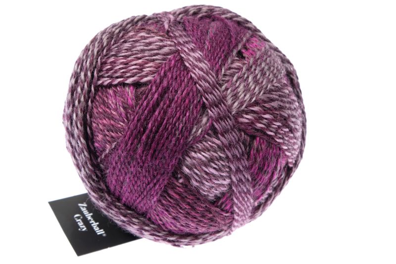 Schoppel Wolle Zauberball Crazy - Dark Roses Inspiration Kieran Foley