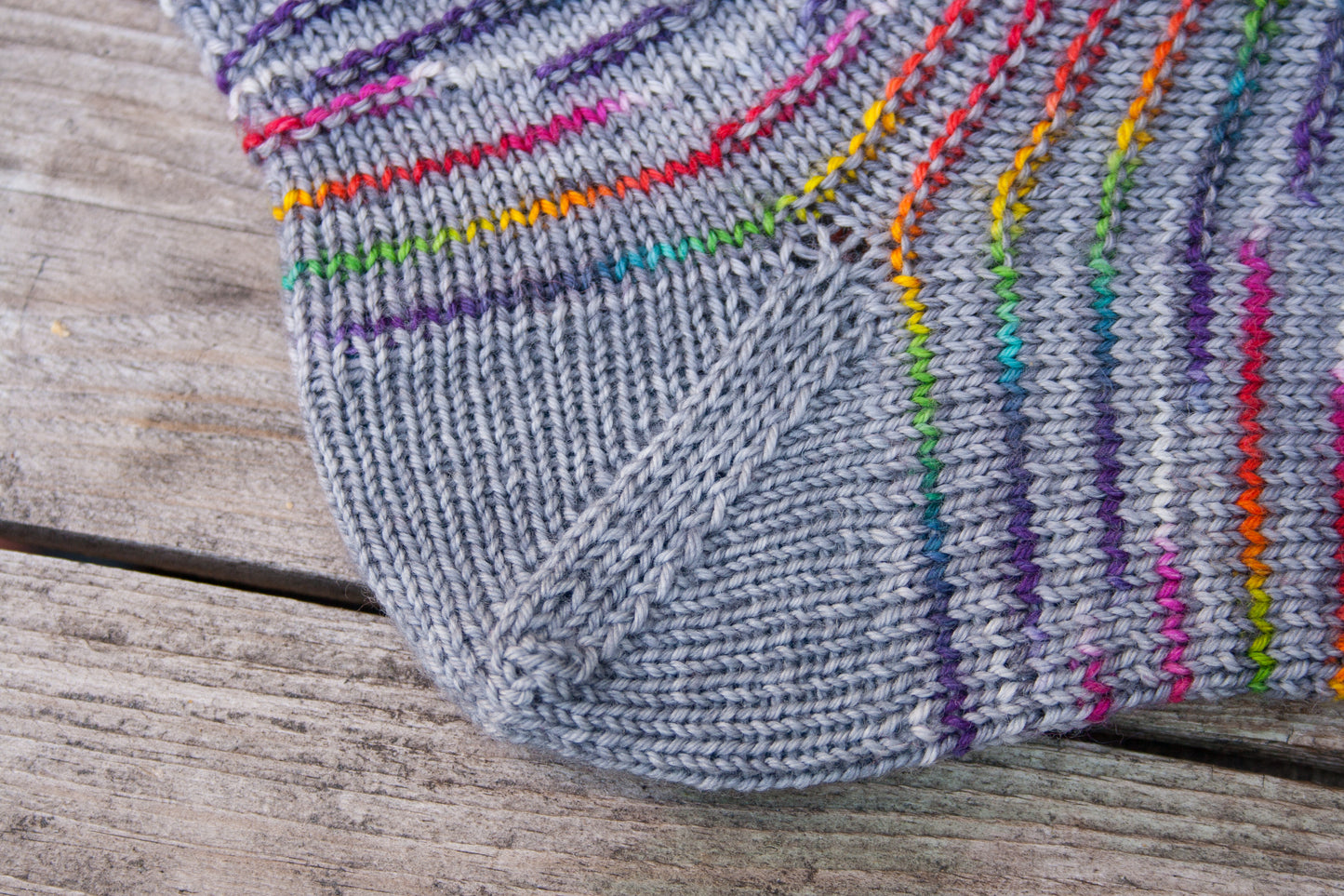 Rainbow Bridges Socks - PDF Pattern Download