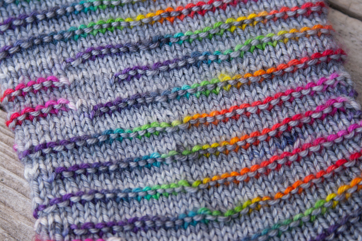 Rainbow Bridges Socks - PDF Pattern Download