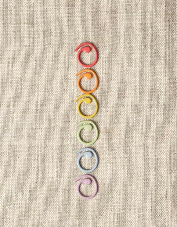 Cocoknits Coloured Split Ring Stitch Markers