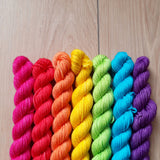 Rainbow Bright -  Colourful Smooth DK Kitten Set