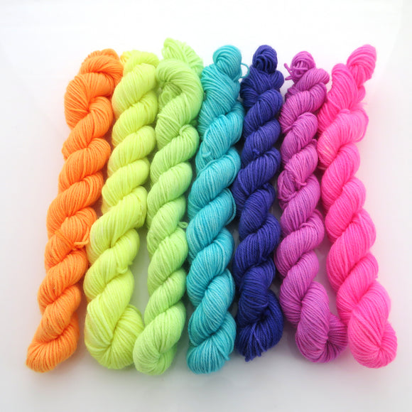 Bright AF -  Colourful Smooth Sock Kitten Set