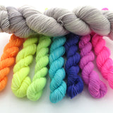 Bright AF -  Colourful Smooth Sock Kitten Set