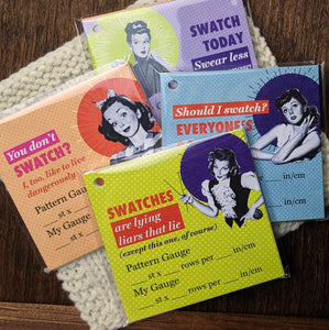 Bad Betty Knits - Swatch Cards