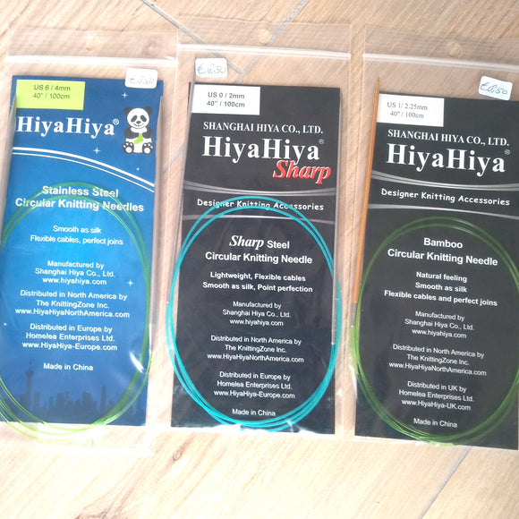 40cm - Hiyahiya circular knitting needles