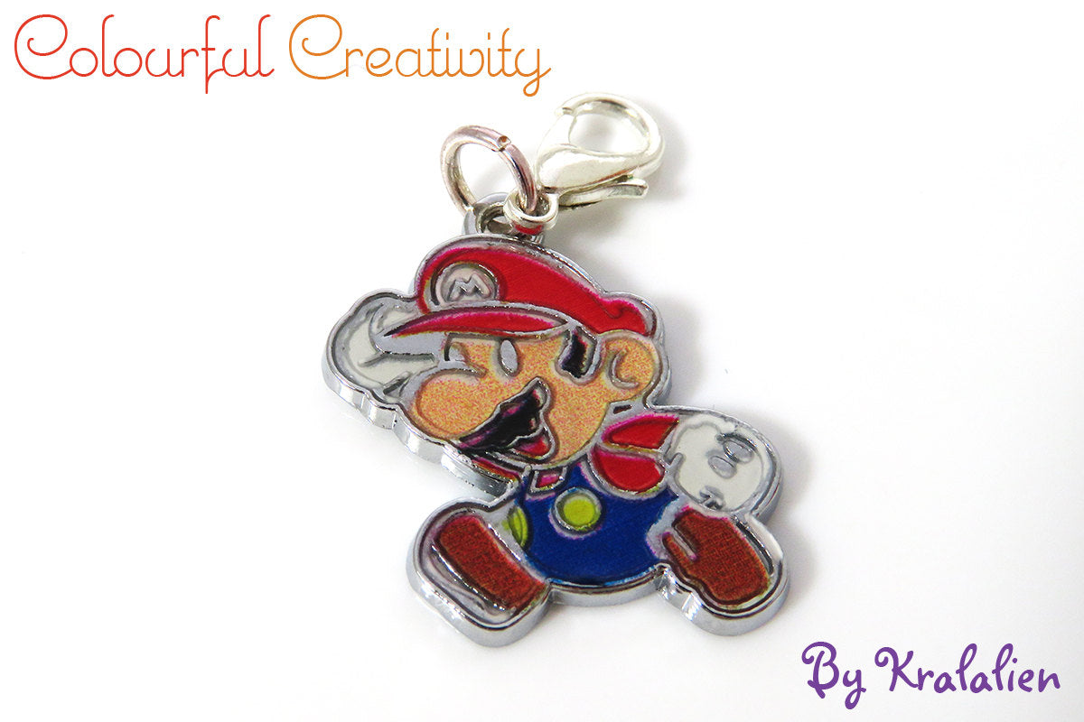 Stitch marker enamel Super Mario