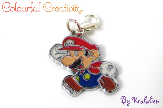Stitch marker enamel Super Mario