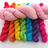 Rainbow Bright -  Colourful Smooth Sock Kitten Set