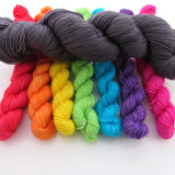 Rainbow Bright -  Colourful Smooth Sock Kitten Set