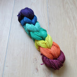 Rainbow but darker -  Colourful Smooth Sock Kitten Set