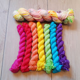 Rainbow Bright -  Colourful Smooth DK Kitten Set