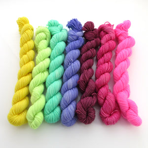 Urban Ballerina -  Colourful Smooth Sock Kitten Set